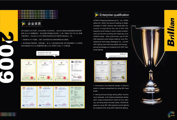 锦益led照明公司画册设计(二)