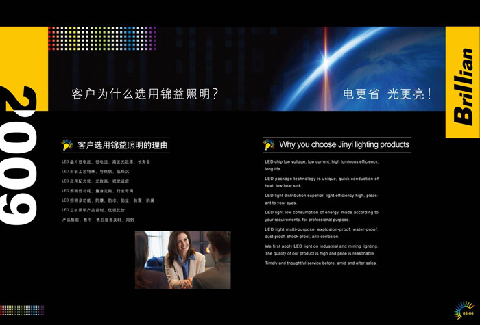 锦益led照明公司画册设计(三)