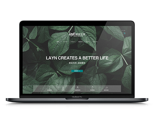 莱茵生物网站设计