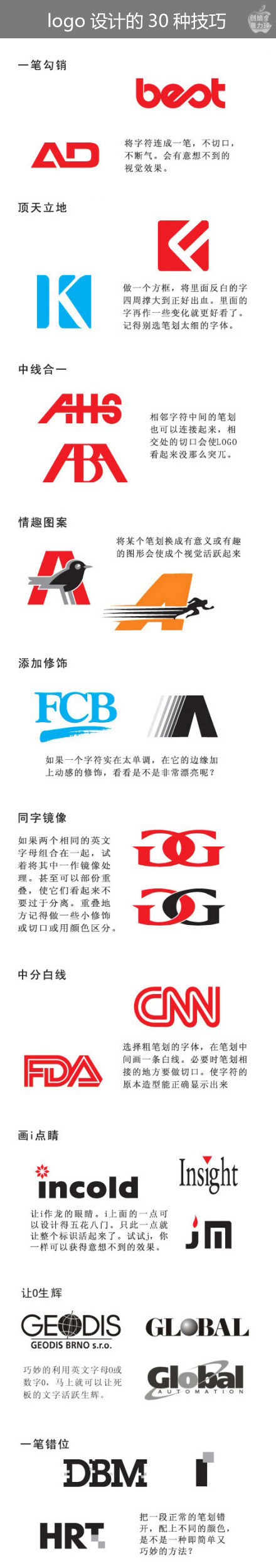 标志设计技巧(1-10)